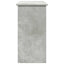 skrivebord 80x40x75 cm konstrueret træ betongrå