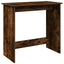 skrivebord 80x40x75 cm konstrueret træ røget egetræsfarve