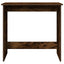 skrivebord 80x40x75 cm konstrueret træ røget egetræsfarve