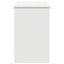 skrivebord 102x50x75 cm konstrueret træ hvid