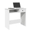 skrivebord 80x40x75 cm konstrueret træ hvid