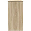 skrivebord 80x40x75 cm konstrueret træ sonoma-eg