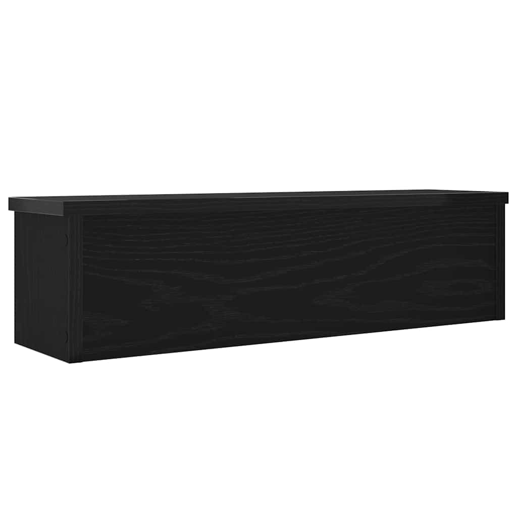 køkkenstativ kan stables 50x15x16 cm konstrueret træ sort