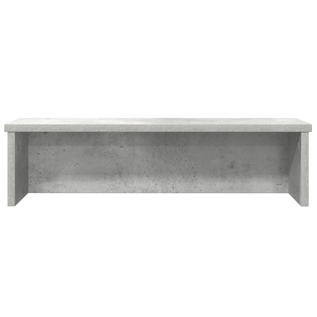 køkkenstativ kan stables 50x15x16 cm konstrueret træ betongrå