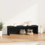 køkkenstativ kan stables 60x15x16 cm konstrueret træ sort
