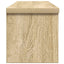 køkkenstativ kan stables 60x15x16 cm konstrueret træ sonoma-eg