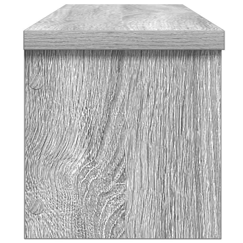 køkkenstativ kan stables 60x15x16 cm grå sonoma-eg