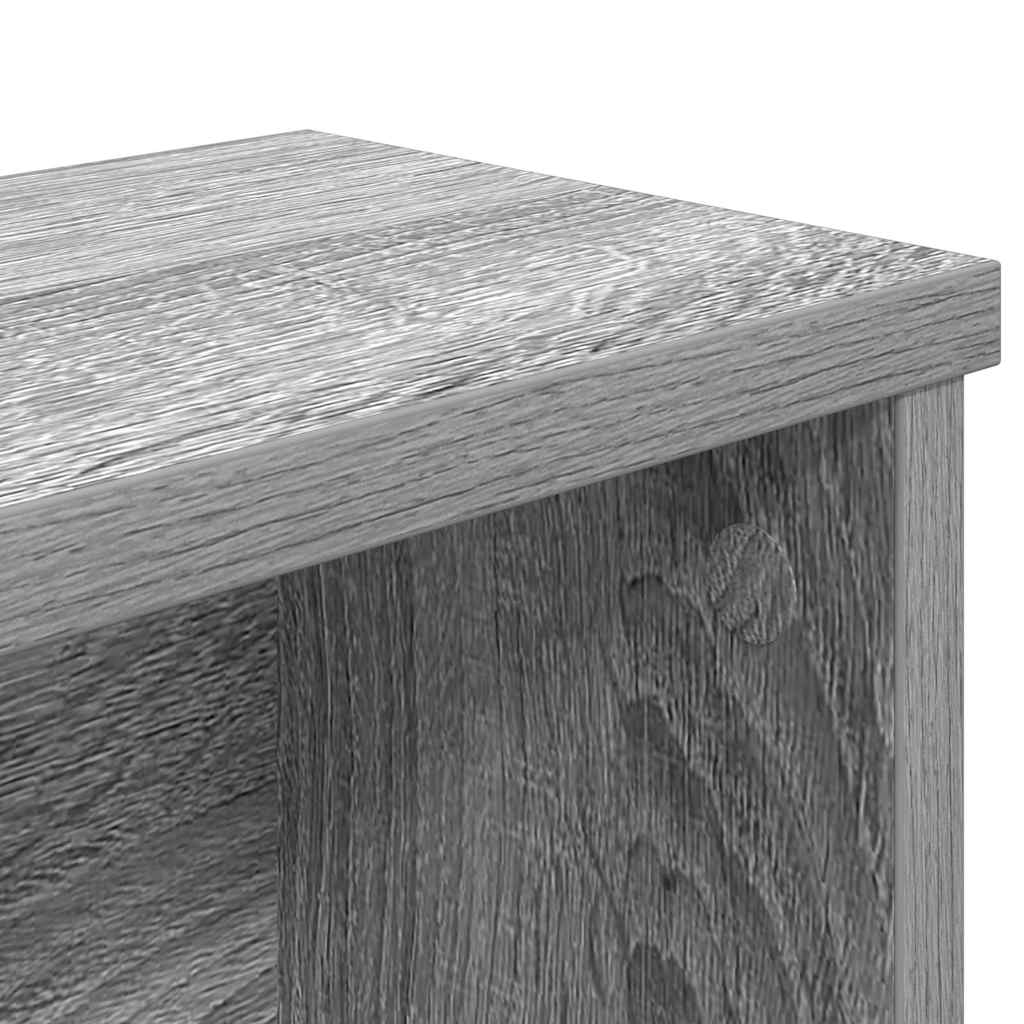 køkkenreoler kan stables 2 stk. 60x15x16 cm grå sonoma-eg