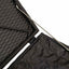 havestole med hynder 2 stk. 40x40x43 cm polyrattan sort