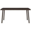havesofabord 80x40x37 cm firkantet polyrattan brun