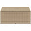 opbevaringskasse til haven beige 110x50x58 cm polyrattan