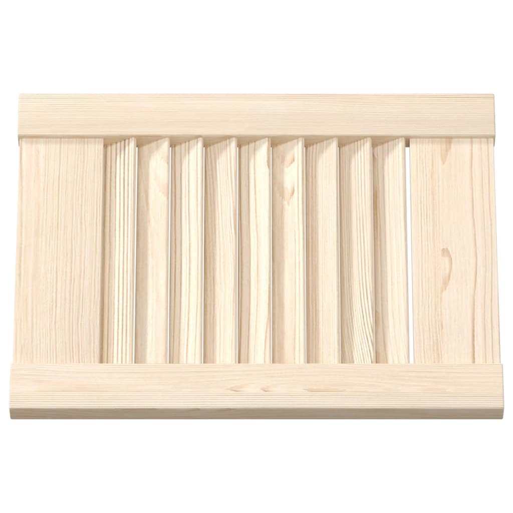 skabslåge 39,5x29,5 cm lameldesign massivt fyrretræ