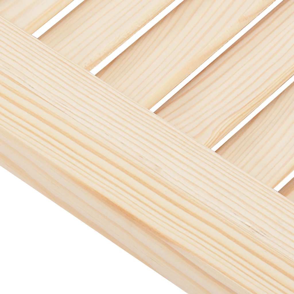 skabslåge 39,5x29,5 cm lameldesign massivt fyrretræ