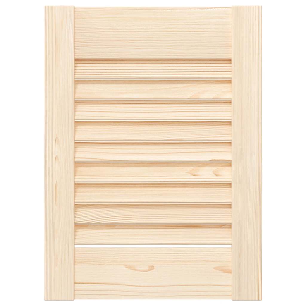 skabslåger 2 stk. 39,5x29,5 cm lameldesign massivt fyrretræ