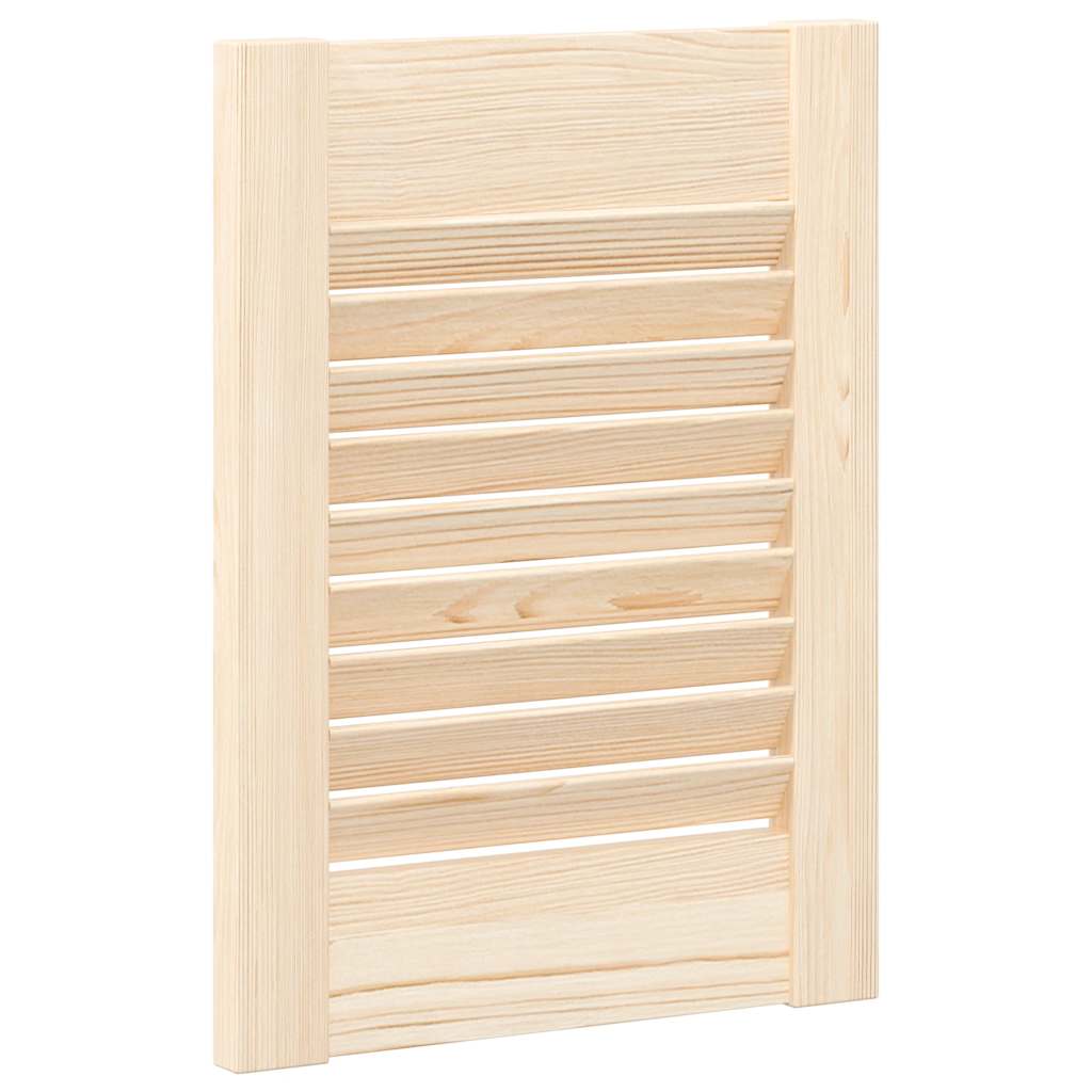 skabslåger 2 stk. 39,5x29,5 cm lameldesign massivt fyrretræ