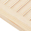 skabslåger 2 stk. 39,5x29,5 cm lameldesign massivt fyrretræ