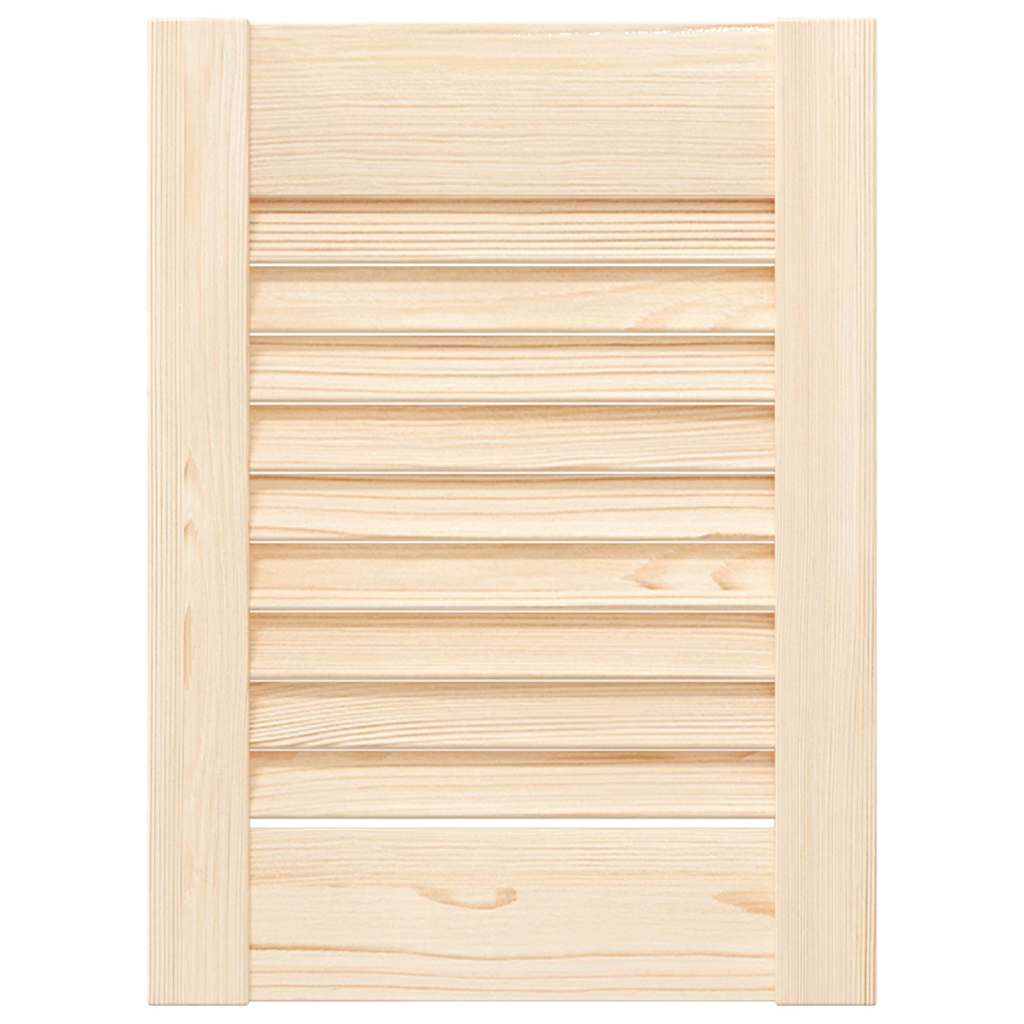 skabslåger 4 stk. 39,5x29,5 cm lameldesign massivt fyrretræ