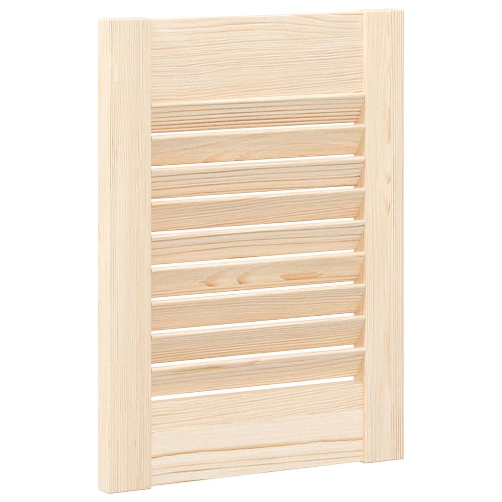 skabslåger 4 stk. 39,5x29,5 cm lameldesign massivt fyrretræ