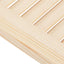 skabslåger 4 stk. 39,5x29,5 cm lameldesign massivt fyrretræ