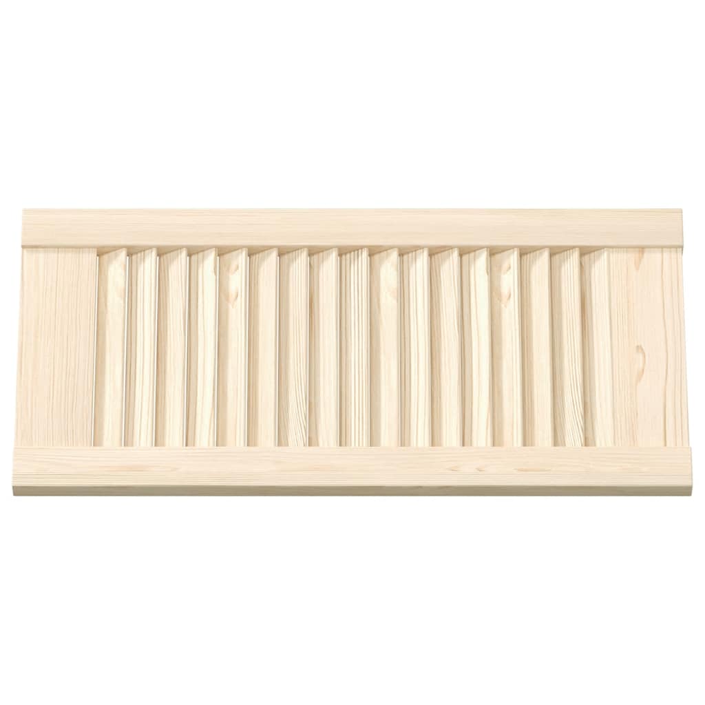 skabslåger 2 stk. 61,5x29,5 cm lameldesign massivt fyrretræ