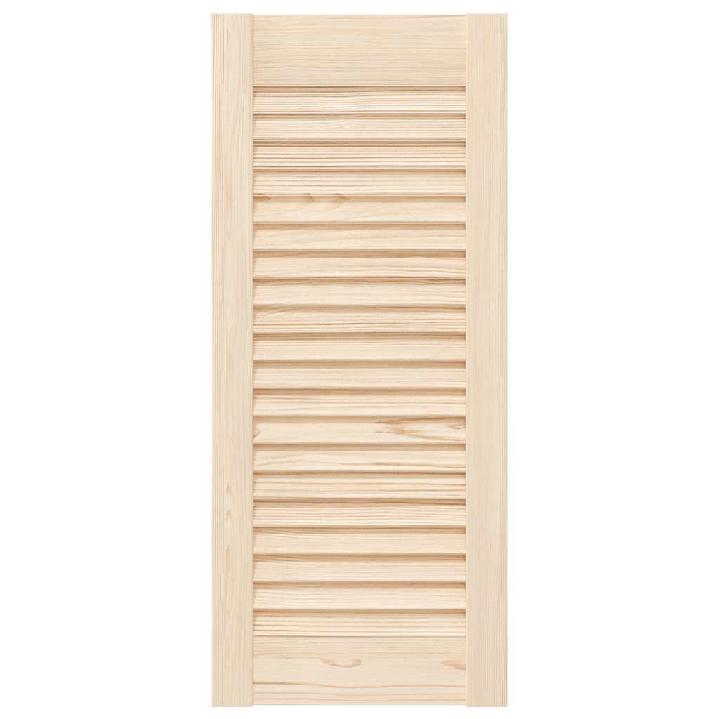 skabslåge 69x29,5 cm lameldesign massivt fyrretræ