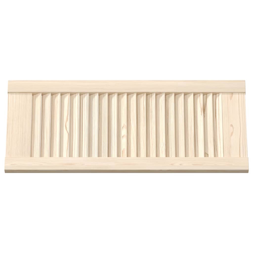 skabslåger 4 stk. 69x29,5 cm lameldesign massivt fyrretræ