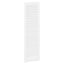 skabslåge 99x29,5 cm lameldesign hvid