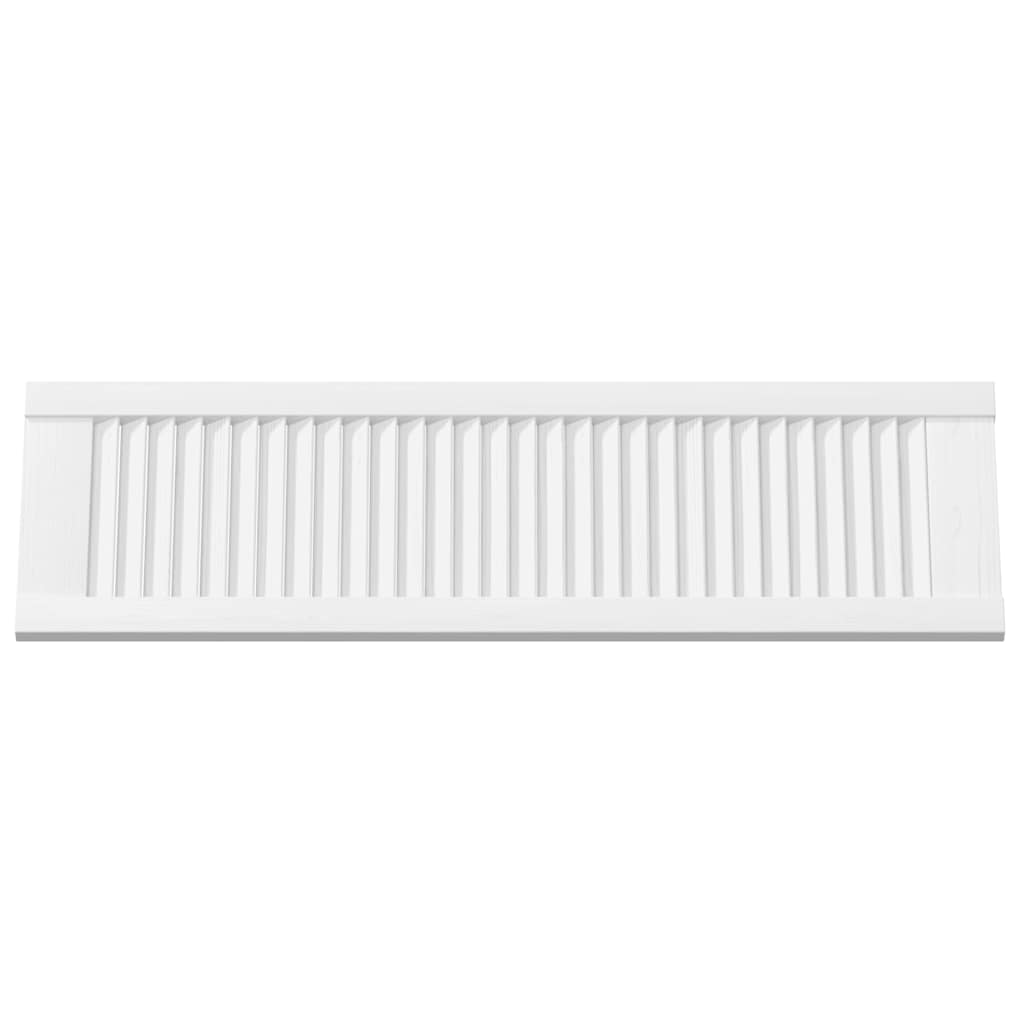 skabslåger 2 stk. 99x29,5 cm lameldesign hvid