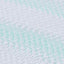 Madras topper Hvid og grøn 140 x 190 cm Jacquard Stof