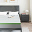 Madras topper Hvid og grøn 140 x 200 cm Jacquard Stof