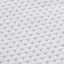 Madras topper Hvid 140 x 190 cm Jacquard Stof