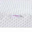 Madras topper Hvid 160 x 200 cm Jacquard Stof