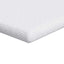 Madras topper Hvid 90 x 190 cm Jacquard Stof