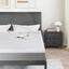 Madras topper Hvid 180 x 200 cm Jacquard Stof