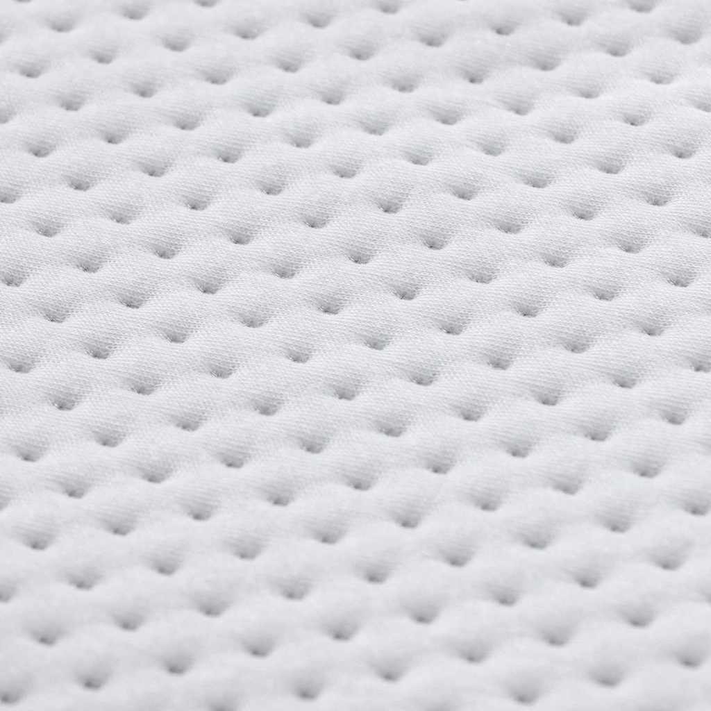 Madras topper Hvid 200 x 200 cm Jacquard Stof