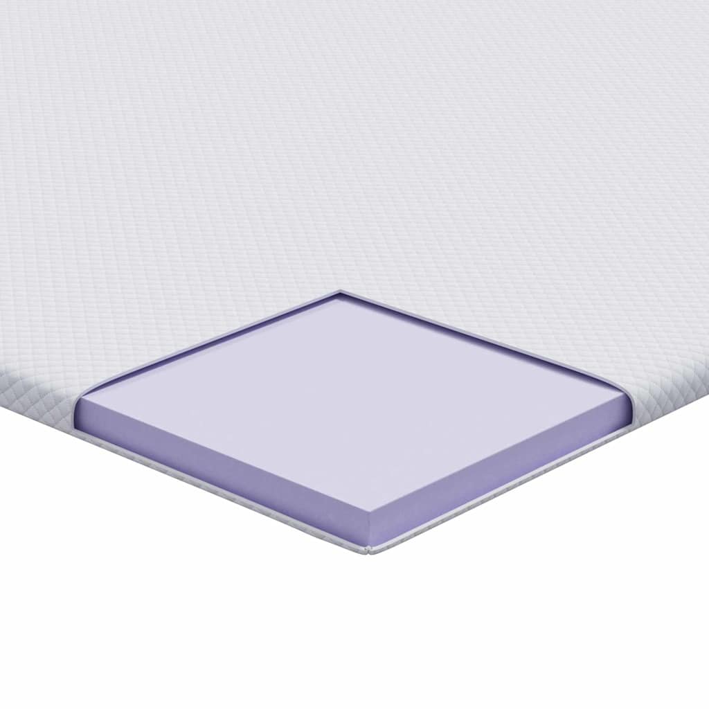 Minde skum madras top 90 x 200 cm 3,5 cm Thick Blød Hvid