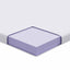 Minde skum madras top 90 x 190 cm Thick Stof-100% polyester