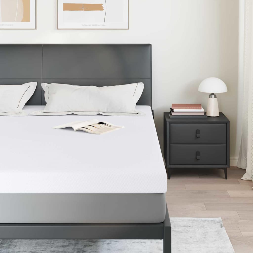 Minde skum madras top 200 x 200 cm Thick Stof-100% polyester