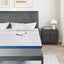 Madras topper Hvid 180 x 200 cm Jacquard stof