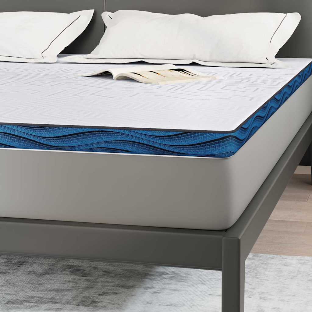 Madras topper Hvid 200 x 200 cm Jacquard stof