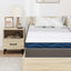 Madras topper Hvid 80 x 200 cm Jacquard stof