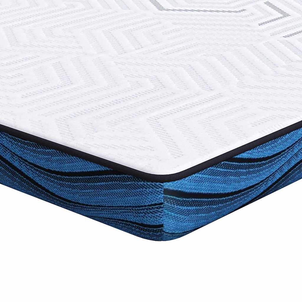 Madras topper Hvid 80 x 200 cm Jacquard stof
