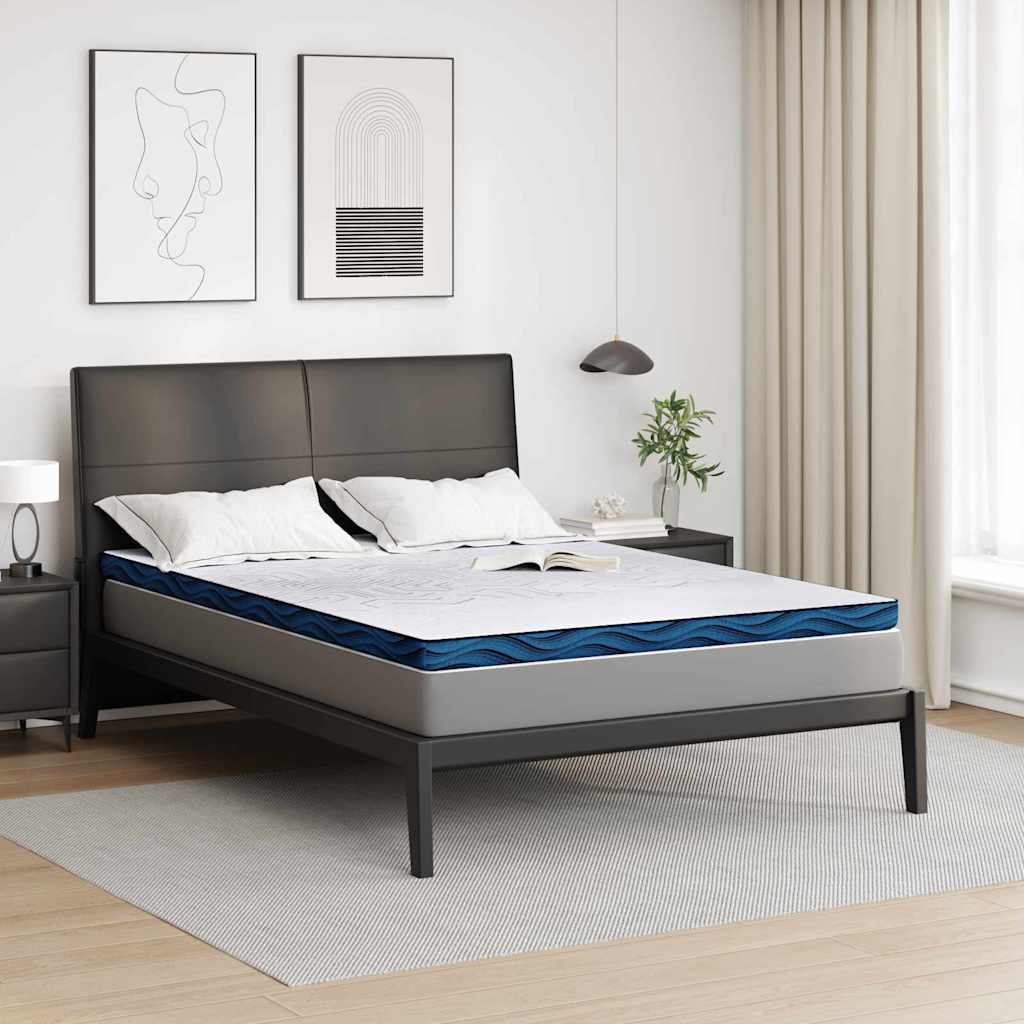 Madras topper Hvid 140 x 200 cm Jacquard stof