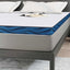 Madras topper Hvid 180 x 200 cm Jacquard stof