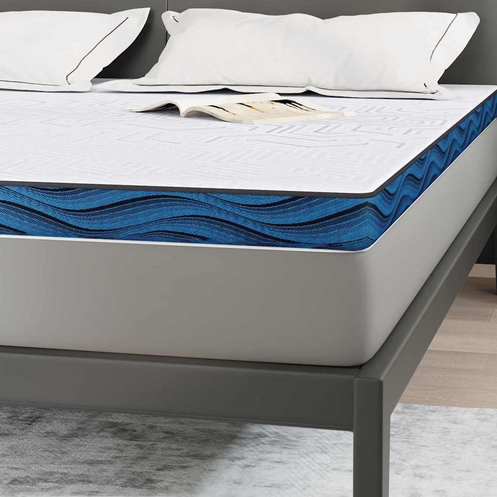Madras topper Hvid 200 x 200 cm Jacquard stof