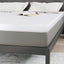 Madras topper Hvid 140 x 200 cm Jacquard stof