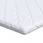 Kokos toppers Hvid 90 x 190 cm Jacquard stof