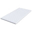 Kokos toppers Hvid 100 x 200 cm Jacquard stof