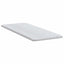 Madras topper Hvid 70 x 200 cm Strikket stof