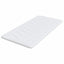 Madras topper Hvid 100 x 200 cm Strikket stof